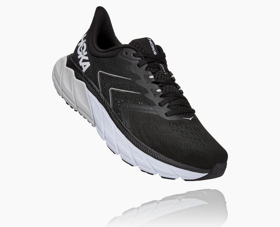 Tenis Hoka One One Hombre Negros/Blancos - Arahi 5 - AXUM56390